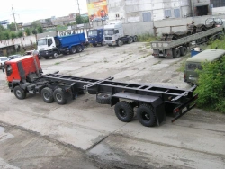 Container Transport Semi-Trailer SAV 93182RK (Air Suspension)