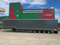 Four-Axle Tent Semi-Trailer PD-41U with BPW Axle Assembly