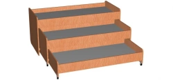 Three-Tier Pull-Out Children's Bed (Art. 50046-047)