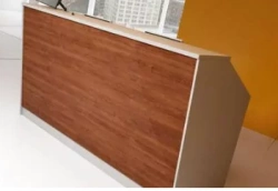 Bar Counter Veneer MDF 100cm Height 195cm Length