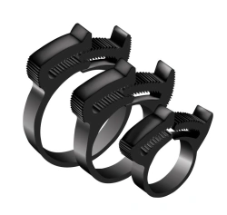 Plastic power clamp for connecting round elements "Clip-Track" (Clip-Track) 60-55 (PA66) pack. 25 pcs. (box 16