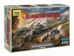 Battle for Zeelov Heights Board Game with Miniatures and Dice
