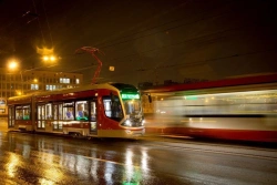 Low-Floor Tram Car Model 71-923M "Bogatyr-M