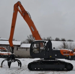 E245CH Crawler Loader Excavator with Grapple and Rotator
