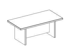 Rectangular Table for Home and Office Use