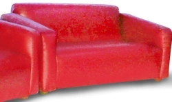 Children's Sofa with Wooden Frame and Eco-Leather Upholstery - Model 471 "Kiryusha