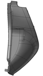 Left Housing for Vehicles M1 and N1 - 96809270ZD