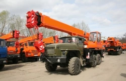 Hydraulic Truck Crane KS-55713-3K-1 with 25.0t Capacity