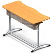 Adjustable Two-Seater Desk for Educational Institutions, Model PE-DEP3-5