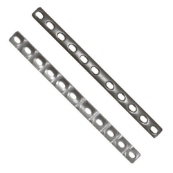 Narrow Straight Plate with Limited Contact for Bone Fracture Fixation