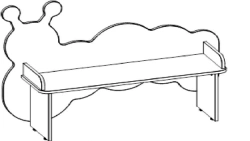 Children's Bench TV-DSDKD-6.7.01-01