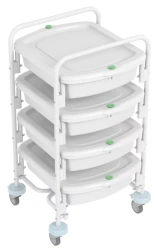 Endoscopic Container Trolley with Containers TKE-4 "KRONT