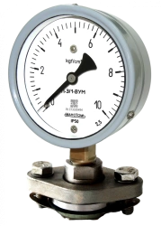 Pressure Gauge Manotome MP-3/1-VUM for Food Product Pipelines