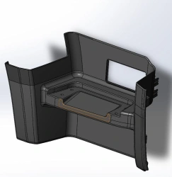 Right Side Step Shield for KAMAZ 6595-8405112