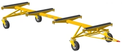 Long Structure Transport Trolley for Aircraft Components