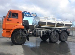 Milk Transport Tank Truck Type 5675K Model 5675K7-40 on KAMAZ 65225-53, 65225-54