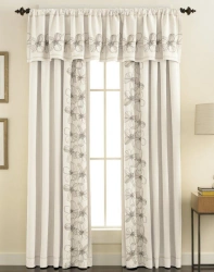 Soft Transparent Curtain with Tape for Windows