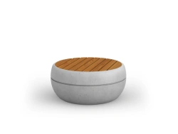 Concrete Bench "Noga" Without Backrest, Model A1032