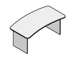 Executive Office Desk Furniture Set "Gamma