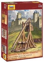 Medieval Siege Machine Trebuchet Assembly Model