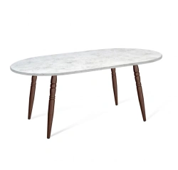 Oval MDF Dining Table Sheffilton SHT-TU15/140-80