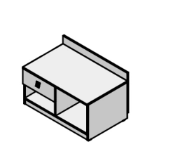 Wooden Luggage Cabinet for Bedroom - Contemp, Bolero, Elza, Carmen, Milana, Fandango, Twist