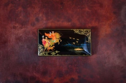 Palekh Lacquer Miniature Painting Pencil Case