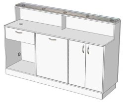 Reception Desk SR-1 by Edelwood