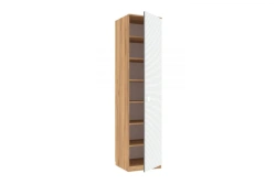 Modern Type 1 Single Door Cabinet (Golden Oak)