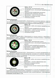 Optical Communication Cable Type OK for Various Applications