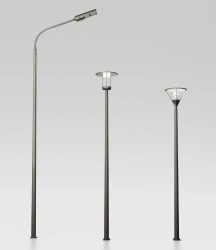 Steel Conical Lighting Pole for Street and Bridge Illumination (OKK Models)