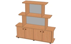 Pyramid 2 Shelving Unit - Model S-P2