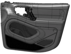 Right Front Door Trim Assembly for M1 and N1 Vehicles, Model 96830450ZD