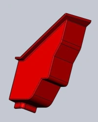 Fiberglass Door Housing for Trams - Model 71-411.16.23.271