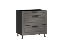 Luxurious Kitchen Cabinet with 3 Drawers, Model LD.270200.000