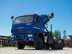 Multifunctional Hydraulic Crane Truck KMA based on KAMAZ 53504 Model 51K12N-UD