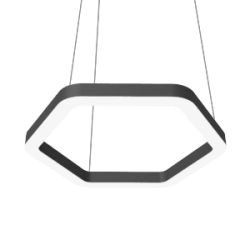 Enso Frameless Light Fixture - VARTON 580x520x40 mm 24W