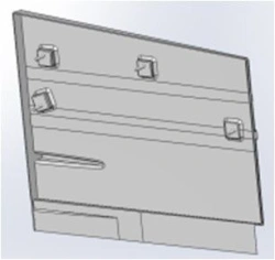 Right Masking Board S.31Р-10.10.070-001 for Trams