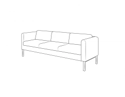 Point Sofa for Public Spaces
