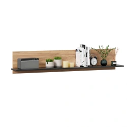 Wall Shelf Techno LD.678030.000 (Golden Oak/Black)