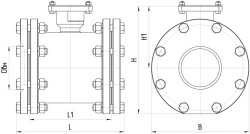 Steel Ball Valve for Sealing and Connection - AТЭК.491284.100