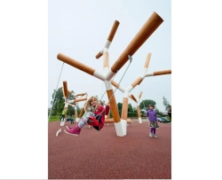 Wooden Swing Set for Outdoor Fun