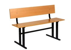 Bench with Backrest LO4 for Schools and Sports Halls