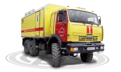 Fiber Optic Communication Laboratory 578234 on KAMAZ-43118 Chassis