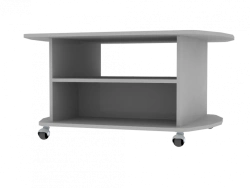 Coffee Table with Reinforced Wheels 1000x800x480mm