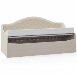 Camilla Modular Sofa Bed A6B-02.T8L in Ultra Ivory for Mattress 18-22kg (900mm)