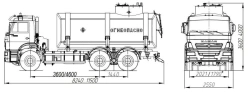 Oil Transport Tank Truck ACN 4680A5-10 on KAMAZ 6520-53 Chassis