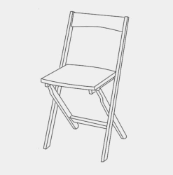 Foldable Chair - Space-Saving Design for Easy Storage