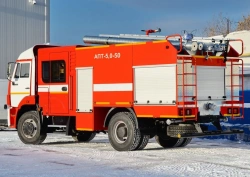 Foam Firefighting Vehicle APT (3.0-5.0)-50, Type 58816T, Modification APT (3.0-5.0)-50 (53605) on KAMAZ-53605-A5 Chassis