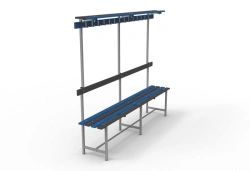 SVT-9P Bench with Hooks and Shelf